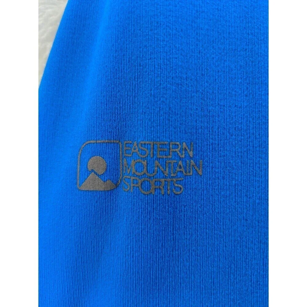 Eastern Mountain Sports EMS Blue Quarter Zip Pullover Mens Size XL